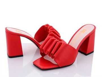 Шлепки Arevival shoes L14 red