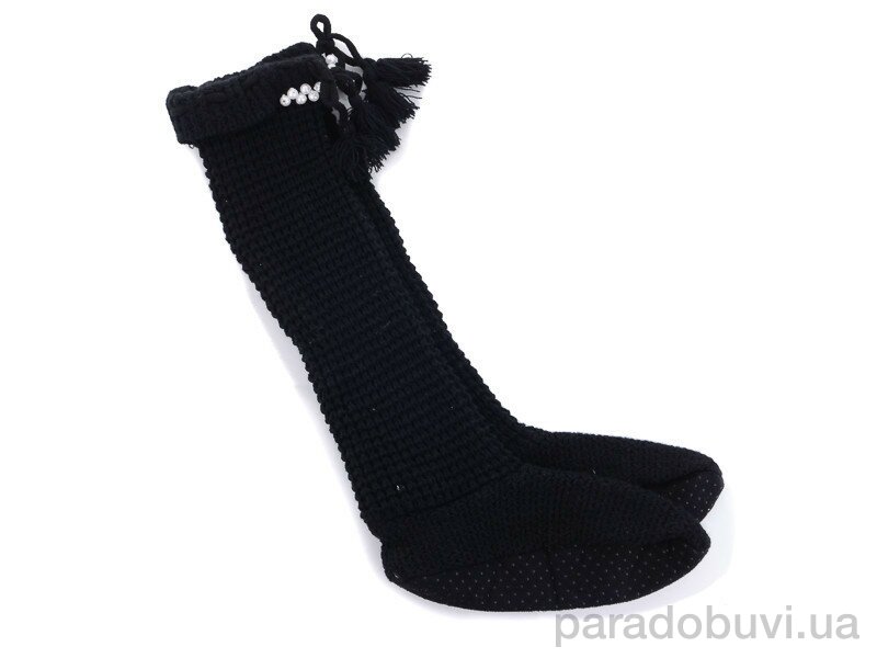 Стельки Slippers 601-1 домашняя обувь  вязан. черн.