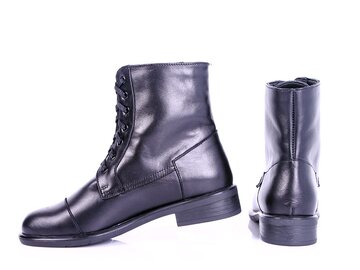 Ботинки Kostas 755 чёрн кожа