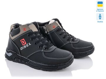 Ботинки Paolla D-3D чорний-олива