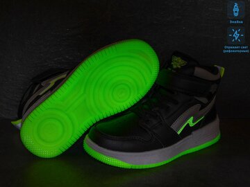 Ботинки Clibee P808A black-green
