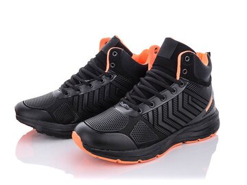 Ботинки Ok Shoes 1037 black-orange