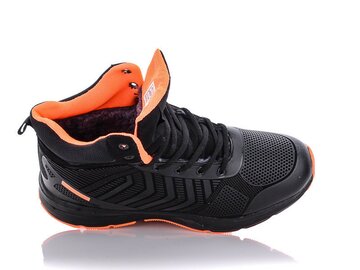 Ботинки Ok Shoes 1037 black-orange