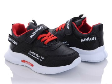 Кроссовки Minicup 2101 black-red-white